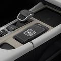 Caricabatterie da auto wireless in silicone antiscivolo da 15W - USB-A - Nero