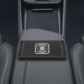 Caricabatteria da auto wireless in silicone antiscivolo da 15W - USB-C - Nero
