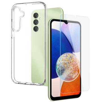 Set di Protezione Northjo 2-in-1 per Samsung Galaxy A14 - Chiaro