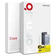 Set di protezione 3 in 1 per Samsung Galaxy A37 Northjo - Trasparente