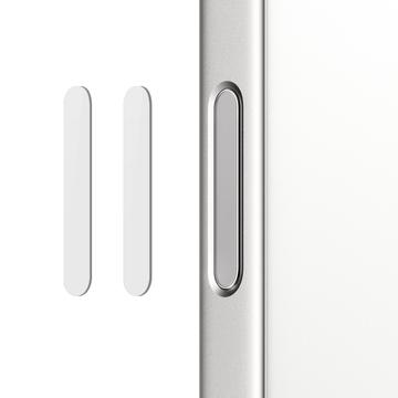 Northjo Pulsante di controllo della fotocamera Protezione in vetro temperato per iPhone 16 Pro/16 Pro Max/16 Plus - 2 pezzi. - Bianco