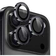 Set di protezioni per obiettivi della fotocamera iPhone 17 Pro/17 Pro Max Northjo - Nero