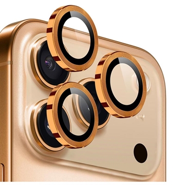 Set di protezioni per obiettivi della fotocamera iPhone 17 Pro/17 Pro Max Northjo - Arancione