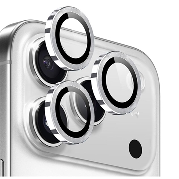 Set di protezioni per obiettivi della fotocamera iPhone 17 Pro/17 Pro Max Northjo - Argento