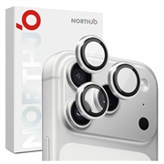 Set di protezioni per obiettivi della fotocamera iPhone 18 Pro/18 Pro Max Northjo - Argento