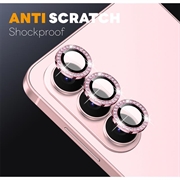 Set di protezioni per la fotocamera con strass per Samsung Galaxy S26+ Northjo - Rosa