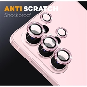Set di protezioni per la fotocamera con strass per Samsung Galaxy S26 Ultra Northjo - Rosa