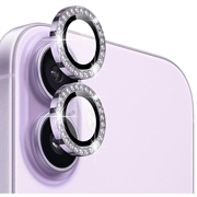 Set di protezioni per la fotocamera con strass per iPhone 17 Northjo - Viola