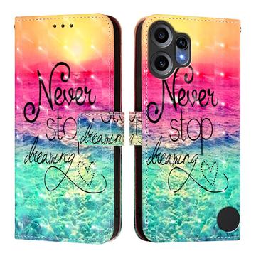 Custodia a Portafoglio Wonder Series per Nothing CMF Phone 2 Pro - Non smettere mai di sognare