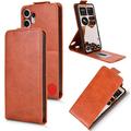 Nothing CMF Phone 2 Pro Custodia verticale con supporto - Marrone