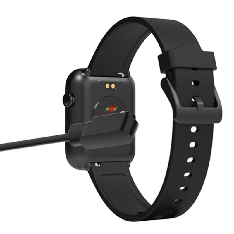 Cavo Di Ricarica USB A 2 Pin Per Smartwatch, Spaziatura 2.84mm, Lunghezza 80cm, Nero, Compatibile Con Vari Modelli Magnetici