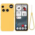 Custodia in silicone liquido con cinghia a mano per Nothing Phone (3)