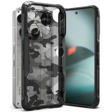 Custodia Ibrida Ringke Fusion X Design per Nothing Phone (3) - Camouflage