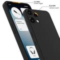 Custodia in silicone liquido per Nothing Phone (3a) Lite - compatibile con MagSafe - Nera