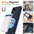 Custodia in silicone liquido per Nothing Phone (3a) Lite - compatibile con MagSafe - Blu Scuro