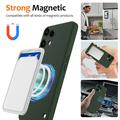 Custodia in silicone liquido per Nothing Phone (3a) Lite - compatibile con MagSafe - Verde Scuro