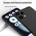 Custodia in silicone liquido con cinghia a mano per Nothing Phone (3a) Lite