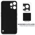 Custodia in silicone liquido con cinghia a mano per Nothing Phone (3a) Lite