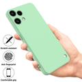 Custodia in silicone liquido con cinghia a mano per Nothing Phone (3a) Lite - Verde