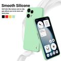 Custodia in silicone liquido con cinghia a mano per Nothing Phone (3a) Lite - Verde