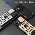 Custodia ibrida con anello rotante e protezione per fotocamera per Nothing Phone (3a) Lite - Blu