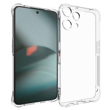 Custodia in silicone antiurto per Nothing Phone (3a) Lite - Trasparente