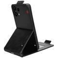 Nothing Phone (3a) Lite Custodia verticale con supporto - Nera
