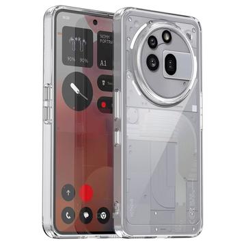 Custodia ibrida Anti-Shock per Nothing Phone (3a) Pro - Trasparente