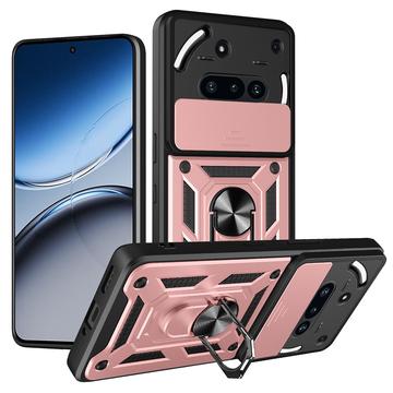 Custodia ibrida con anello rotante e protezione per fotocamera per Nothing Phone (3a)