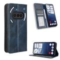 Custodia a portafoglio con chiusura magnetica per Nothing Phone (3a) - Blu