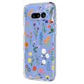 Custodia in TPU con motivo floreale per Nothing Phone (4a)