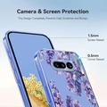 Custodia in TPU con motivo floreale per Nothing Phone (4a) - Glicine
