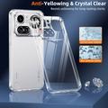 Custodia in TPU per Nothing Phone (4a) Pro con 2x protezioni per lo schermo in vetro temperato - Trasparente