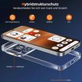 Custodia in TPU per Nothing Phone (4a) Pro con 2x protezioni per lo schermo in vetro temperato - Trasparente