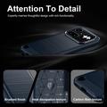 Custodia in TPU spazzolato per Nothing Phone (4a) Pro - Fibra di Carbonio