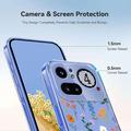 Custodia in TPU con motivo floreale per Nothing Phone (4a) Pro