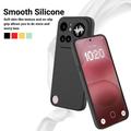 Custodia in silicone liquido con cinghia a mano per Nothing Phone (4a) Pro - Nera