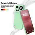 Custodia in silicone liquido con cinghia a mano per Nothing Phone (4a) Pro - Verde
