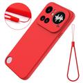 Custodia in silicone liquido con cinghia a mano per Nothing Phone (4a) Pro