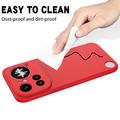 Custodia in silicone liquido con cinghia a mano per Nothing Phone (4a) Pro