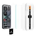 Protezione dello schermo in vetro temperato Nothing Phone (4a) Spigen Glas.tR EZ Fit Pro - 2 Pezzi. - Trasparente