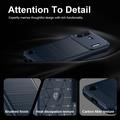 Custodia in TPU spazzolato per Nothing Phone (4b) - Fibra di Carbonio