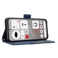 Custodia a portafoglio per Nothing Phone (4b) - Blu