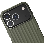 Custodia MagSafe Nudient Bold per iPhone 18 Pro/17 Pro - Verde oliva
