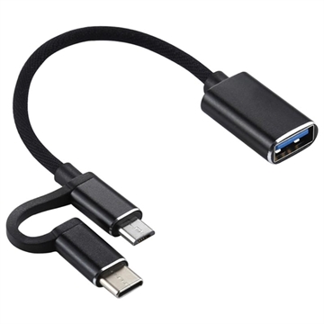 Adattatore USB 3.1 Typo-A / Typo-C Angelbird - Nero