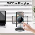 OJD-139 Supporto di ricarica wireless magnetico 3 in 1 da 25W con Qi 2.2 e raffreddamento TEC - Grigio spazio