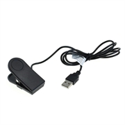 OTB Cavo di ricarica USB / Cavo dati per Garmin Forerunner 230/235/630/735XT, Approach G10/S20, vivomove HR - 1m - nero