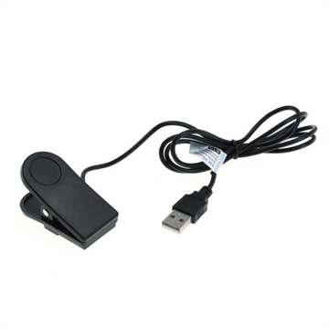 OTB Cavo di ricarica USB / Cavo dati per Garmin Forerunner 230/235/630/735XT, Approach G10/S20, vivomove HR - 1m - nero