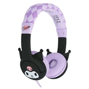 Cuffie cablate per bambini OTL Technologies Kuromi - Volume limitato a 85dB - Nero / Viola