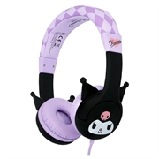 Cuffie cablate per bambini OTL Technologies Kuromi - Volume limitato a 85dB - Nero / Viola